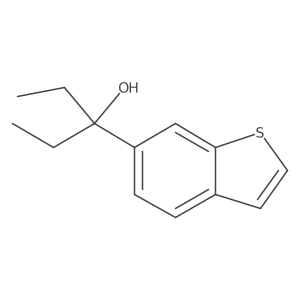 3-Benzo[b]thiophen-6-yl-pentan-3-ol Structure