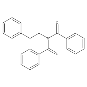 N-Benzoyl-N-(2-phenylethyl)benzamide Structure