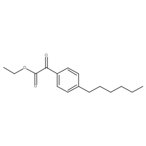 Ethyl 4-hexylbenzoylformate结构式
