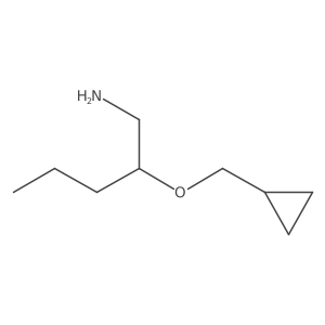 2-(Cyclopropylmethoxy)-1-pentanamine结构式
