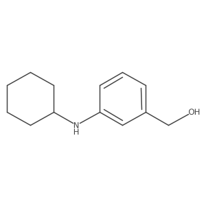 3-(Cyclohexylamino)benzenemethanol Structure