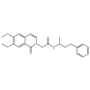 2-(6,7-dimethoxy-4-oxoquinazolin-3(4H)-yl)-N-(4-phenylbutan-2-yl)acetamide Structure