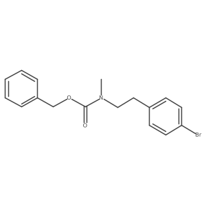 Benzyl 4-bromophenethyl(methyl)carbamate结构式