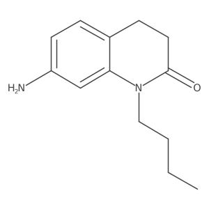 2(1H)-Quinolinone, 7-amino-1-butyl-3,4-dihydro- Structure
