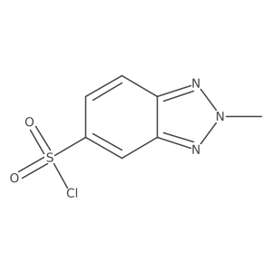 2-methyl-2H-benzotriazole-5-sulfonyl chloride Structure