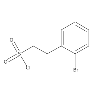 2-(2-Bromophenyl)ethanesulfonyl chloride结构式