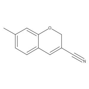 7-methyl-2H-chromene-3-carbonitrile结构式