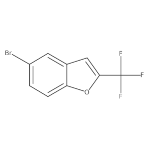2-(Trifluoromethyl)-5-bromobenzofuran Structure