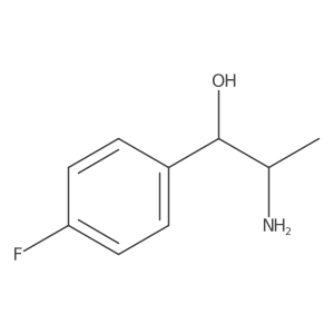 2-Amino-1-(4-fluorophenyl)propan-1-ol Structure