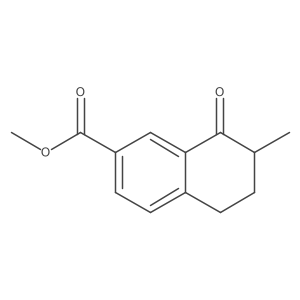 Methyl 7-methyl-8-oxo-5,6,7,8-tetrahydronaphthalene-2-carboxylate Structure
