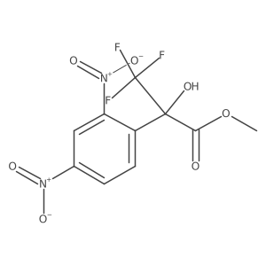Methyl 2-(2,4-dinitrophenyl)-3,3,3-trifluoro-2-hydroxypropanoate Structure