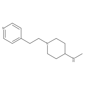 N-methyl-1-[2-(pyridin-4-yl)ethyl]piperidin-4-amine Structure