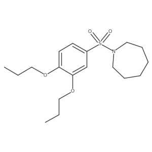 1-(3,4-Dipropoxybenzenesulfonyl)azepane Structure