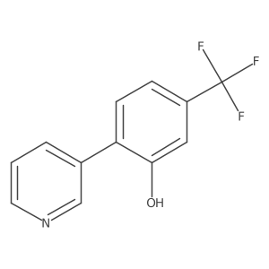 2-(Pyridin-3-yl)-5-(trifluoromethyl)phenol结构式