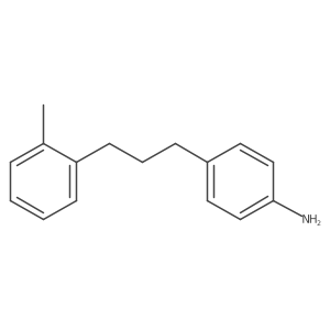 4-[3-(2-Methylphenyl)propyl]aniline Structure