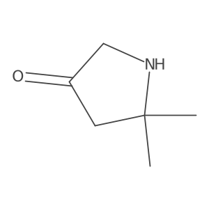 5,5-Dimethylpyrrolidin-3-one结构式