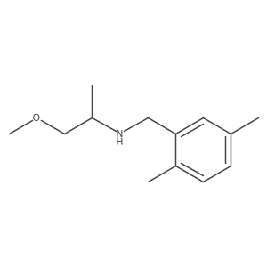 [(2,5-Dimethylphenyl)methyl](1-methoxypropan-2-yl)amine结构式