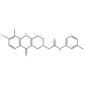 2-{3-[(3-ethyl-1,2,4-oxadiazol-5-yl)methyl]-8-methyl-4-oxo-3,4-dihydro-5H-pyrimido[5,4-b]indol-5-yl}-N-[3-(methylthio)phenyl]acetamide Structure