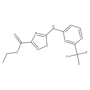 Ethyl 4-((3-(trifluoromethyl)phenyl)amino)-3,5-thiazolecarboxylate Structure