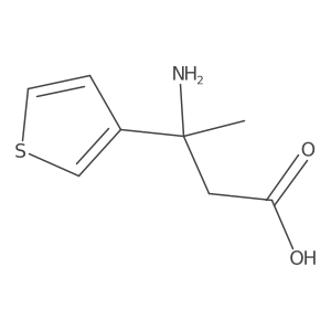 3-Amino-3-(thiophen-3-YL)butanoic acid Structure