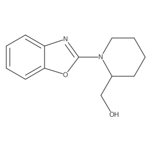 (1-(Benzo[d]oxazol-2-yl)piperidin-2-yl)methanol结构式