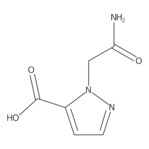 1-(2-Amino-2-oxoethyl)-1h-pyrazole-5-carboxylic acid Structure