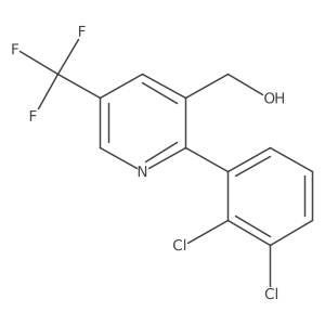 2-(2,3-Dichlorophenyl)-5-(trifluoromethyl)pyridine-3-methanol Structure