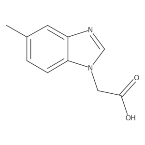 2-(5-methyl-1H-1,3-benzodiazol-1-yl)acetic acid结构式