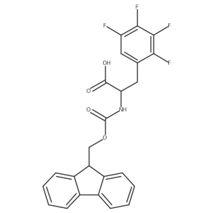 2-({[(9H-fluoren-9-yl)methoxy]carbonyl}amino)-3-(2,3,4,5-tetrafluorophenyl)propanoic acid Structure