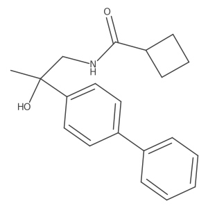 N-(2-([1,1'-biphenyl]-4-yl)-2-hydroxypropyl)cyclobutanecarboxamide Structure
