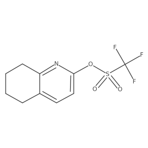 5,6,7,8-Tetrahydroquinolin-2-yl trifluoromethanesulfonate Structure