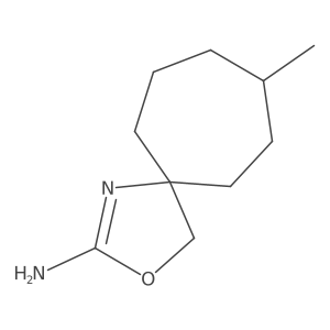 8-Methyl-3-oxa-1-azaspiro[4.6]undec-1-en-2-amine Structure
