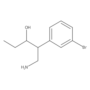 Benzeneethanol, I(2)-(aminomethyl)-3-bromo-I+/--ethyl-结构式