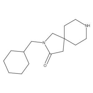 2-(Cyclohexylmethyl)-2,8-diazaspiro[4.5]decan-3-one Structure