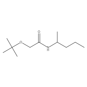 Acetamide, 2-(1,1-dimethylethoxy)-N-(1-methylbutyl)-结构式