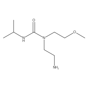 1-(2-Aminoethyl)-1-(2-methoxyethyl)-3-(propan-2-yl)urea结构式