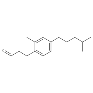 3-(2-Methyl-4-(4-methylpentyl)phenyl)propanal结构式