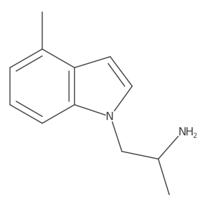 1-(4-Methylindol-1-yl)propan-2-amine Structure