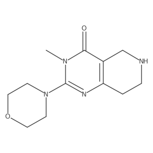 3-Methyl-2-morpholino-5,6,7,8-tetrahydropyrido[4,3-d]pyrimidin-4(3H)-one Structure