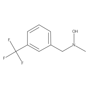 N-methyl-N-{[3-(trifluoromethyl)phenyl]methyl}hydroxylamine Structure