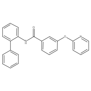 N-([1,1'-biphenyl]-2-yl)-3-(pyridin-2-yloxy)benzamide结构式