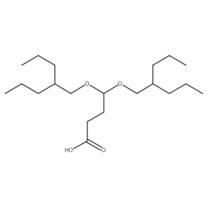 4,4-Bis[(2-propylpentyl)oxy]butanoic acid Structure