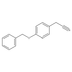 2-[6-(Benzyloxy)pyridin-3-yl]acetonitrile结构式