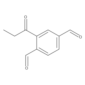 1-(2,5-Diformylphenyl)propan-1-one结构式