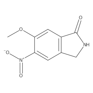 6-Methoxy-5-nitroisoindolin-1-one Structure