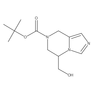 tert-Butyl 5-(hydroxymethyl)-5,6-dihydroimidazo[1,5-a]pyrazine-7(8H)-carboxylate Structure