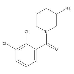 (3-Aminopiperidin-1-yl)(2,3-dichlorophenyl)methanone Structure