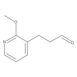 3-(2-Methoxypyridin-3-yl)propanal Structure