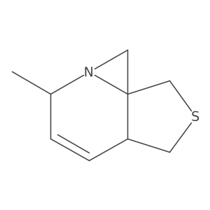 (3aS,6R,8aR)-6-methyl-3a,6-dihydro-1H,3H,8H-azirino[1,2-a]thieno[3,4-b]pyridine结构式