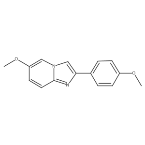 6-Methoxy-2-(4-methoxyphenyl)imidazo[1,2-a]pyridine Structure